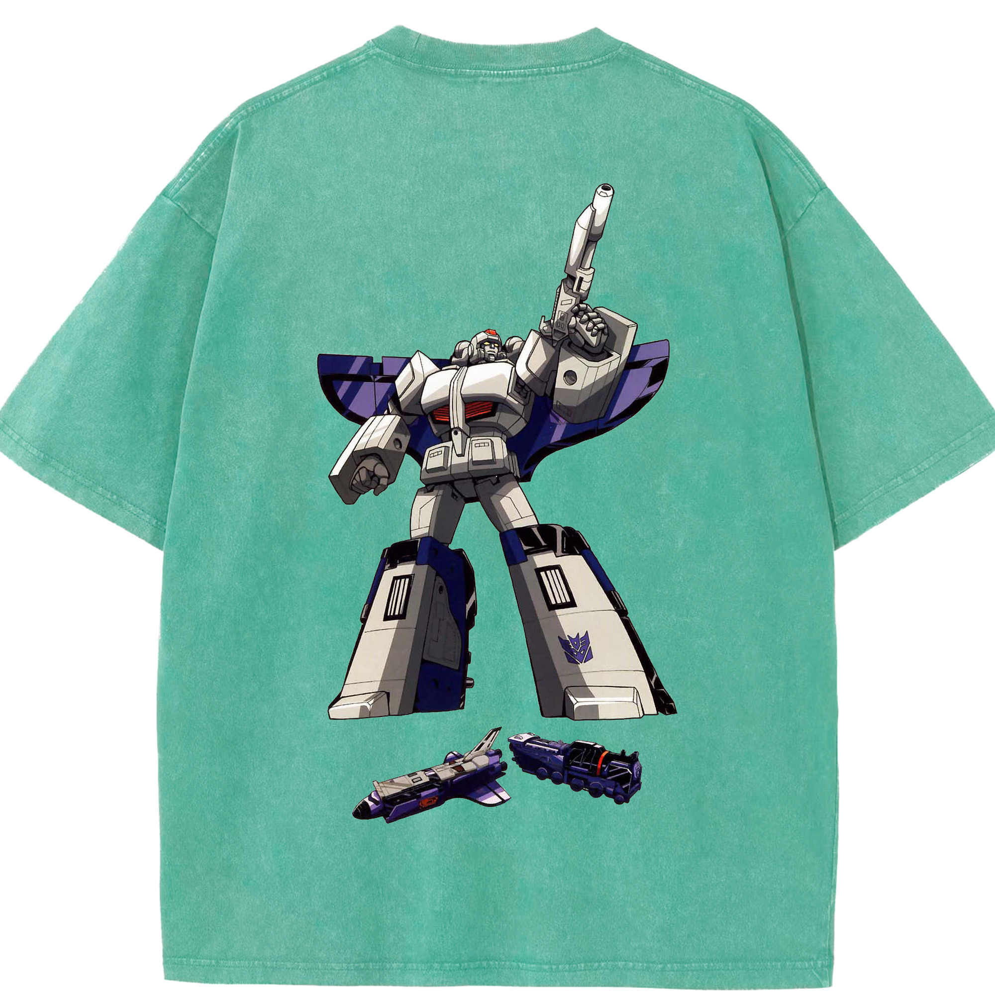 （画像用）  綿100% ヴィンテージ風 半袖Tシャツ（背面プリント）